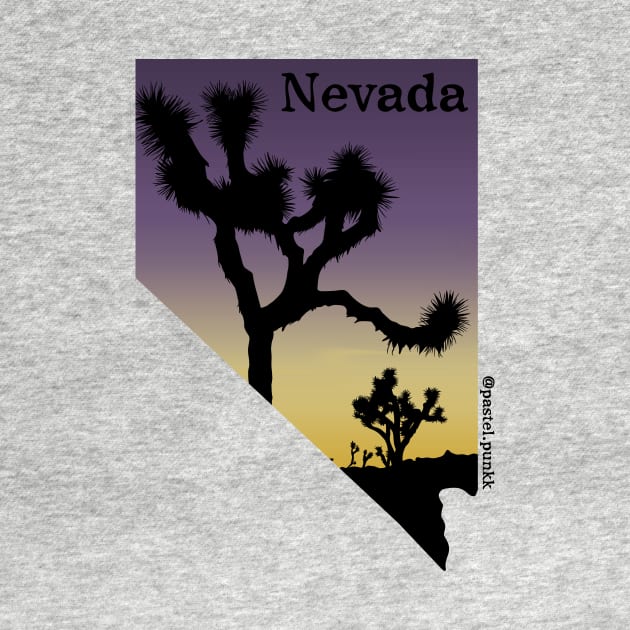 Nevada Joshua Trees by Pastel.Punkk